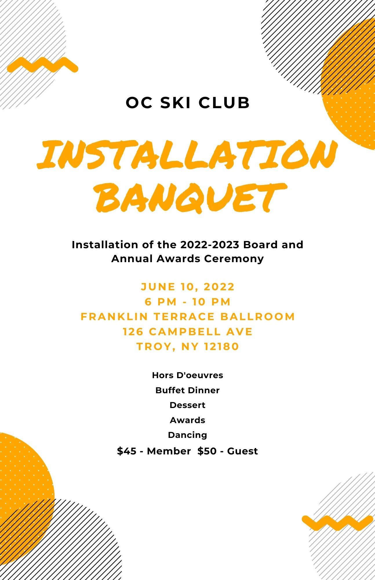 OC Installation Banquet 2022